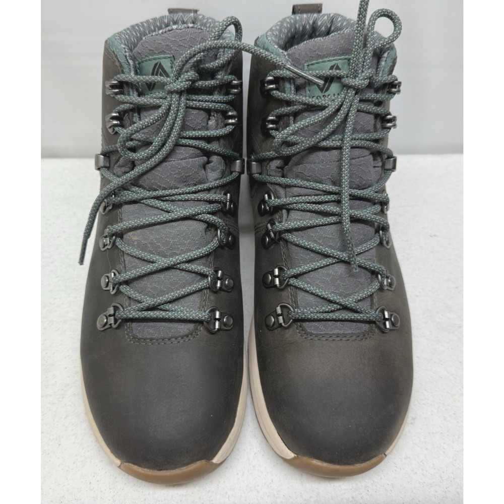 FORSAKE Patch Ankle Boots  Womens  9 Waterproof Gunmetal Leather Lace Up